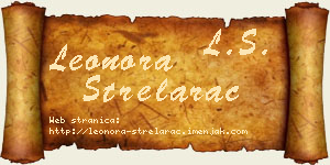 Leonora Strelarac vizit kartica
